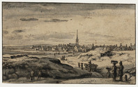 O++ 058
<br/>
Het dorp Zandvoort
<br/>
<em>Roghman, Roelant (1627-1692)</em>